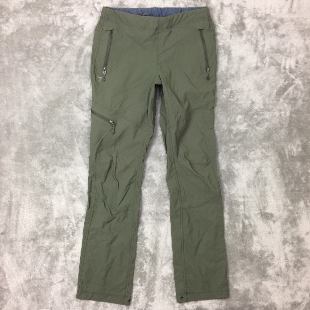 MEC Hiking Pants Womens 8 Nylon Hiking Outdoor Technical Gorpcore Travel Green